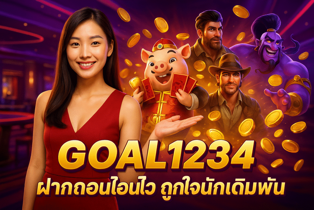 GOAL1234 ฝากถอนโอนไว ถูกใจนักเดิมพัน