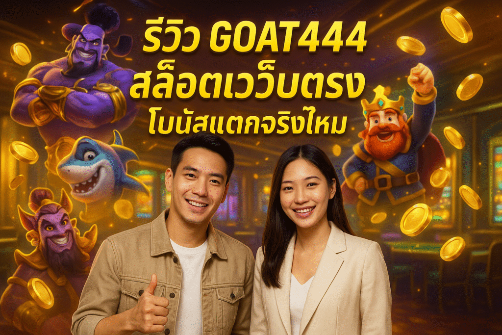 รีวิว GOAT444 สล็อตเว็บตรง โบนัสแตกจริงไหม