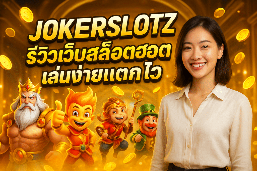 JOKERSLOTZ รีวิวเว็บสล็อตฮอต เล่นง่ายแตกไว