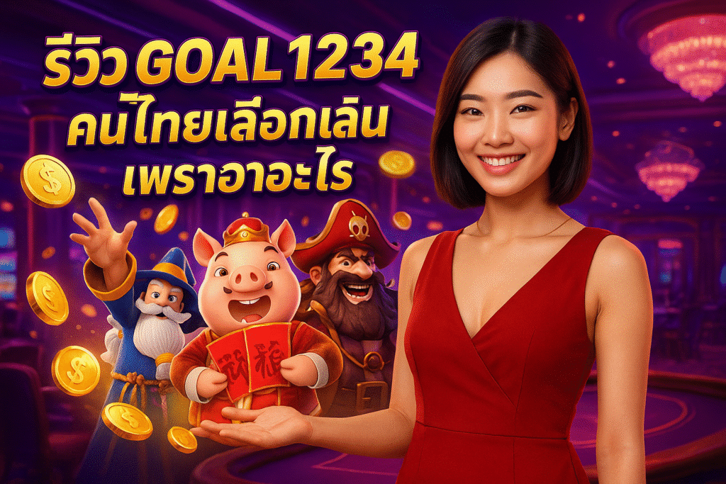 รีวิว GOAL1234 ดีไหม คนไทยเลือกเล่นเพราะอะไร