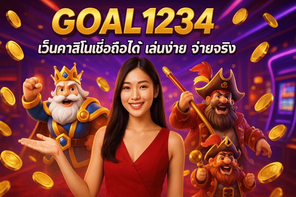GOAL1234 เว็บคาสิโนเชื่อถือได้ เล่นง่าย จ่ายจริง